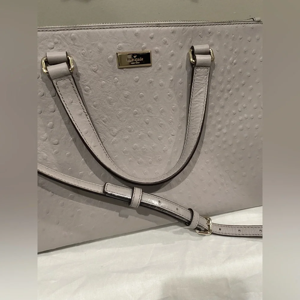 NWOT Kate spade Loden Bristol drive ostrich satchel